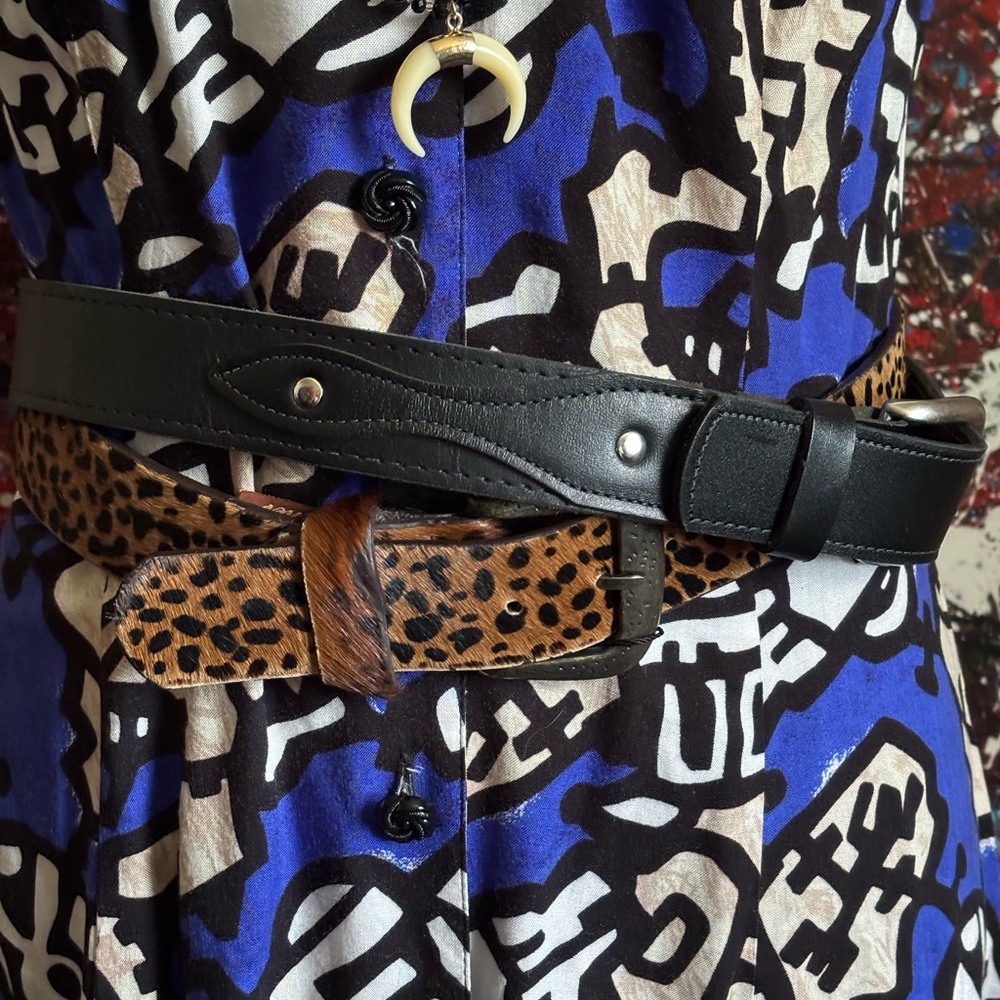 Black Leather Belt